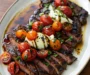 Balsamic Caprese Grilled Flank Steak